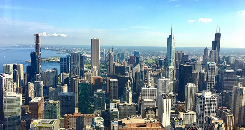 The skyline gained the equivalent of 20 Willis Towers the last decade, as developers put up apartment buildings as fast as they could. The decade before was the only one going back to 1970 that delivered more height.