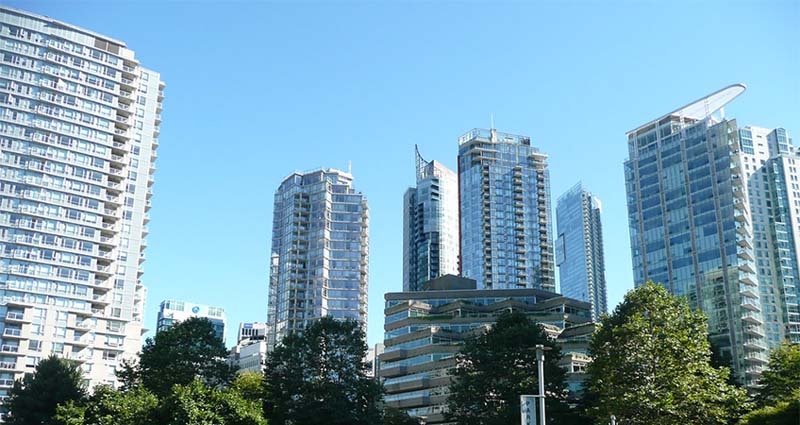 Terrace House has been stalled near Coal Harbour Park. Image credit: Vancouver Public Space Network (VPSN), licensed under CC BY-NC-SA 2.0